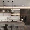 Підвісний світильник D-15 cm G9 Clear+Black Bubble 260131-100007084