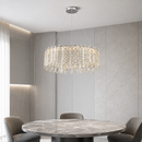 Підвісна люстра срібна L-80 cm Led 100W Chrome Loop 260817-100008603