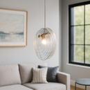 Підвісний світильник мушля прозора H-20 cm G9 Clear Shell 251122-100006596