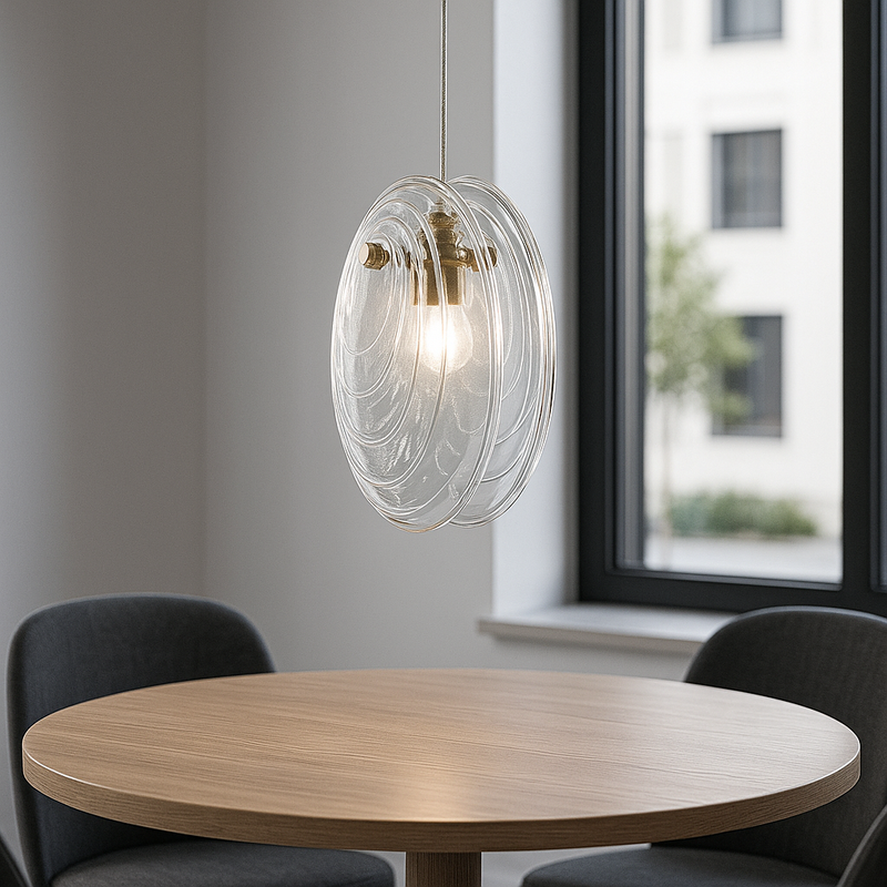 Підвісний світильник мушля прозора H-20 cm G9 Clear Shell 251122-100006596