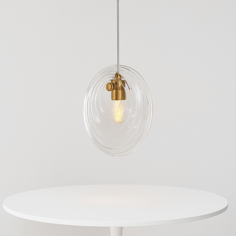 Підвісний світильник мушля прозора H-20 cm G9 Clear Shell 251122-100006596