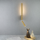 Бра золотий з 2 вимикачами на корпусі H-43 cm Led 5W 4000K Gold Kono read 260118-100007090