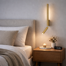 Бра золотий з 2 вимикачами на корпусі H-43 cm Led 5W 4000K Gold Kono read 260118-100007090