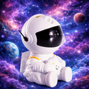 Лампа нічник космонавт з пультом з проекцією зоряного неба RGB Led 5W White Astronaut 260174-100007069
