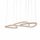 Підвісна люстра золота D-60+80+60 cm Led 136W Gold Circle 260817-100008613