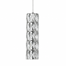 Підвісний світильник срібний L-25 cm Led 10W Chromr Crystal 260817-100008615