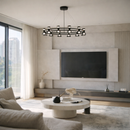 Люстра чорна D-83 cm Led 4100K Black Pendant 260219-100007461