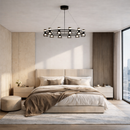 Люстра чорна D-83 cm Led 4100K Black Pendant 260219-100007461