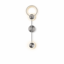 Бра срібний H-50-60 cm Led 15W 3000K-6000K Chrome Jupiter 260119-100007093