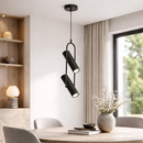 Підвісний світильник чорний H-140 cm GU10 Black SpoteTube 260263-100007462