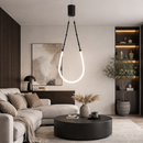 Підвісна люстра чорний L-100 cm Led 13W 4000K Black Kafie 260131-100007095