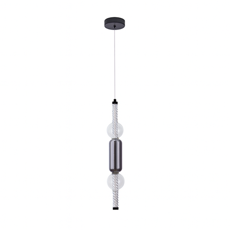 Підвісний світильник H-50 cm Led 7W 4000K Black+Smoke+Clear Colours 251018-100006294
