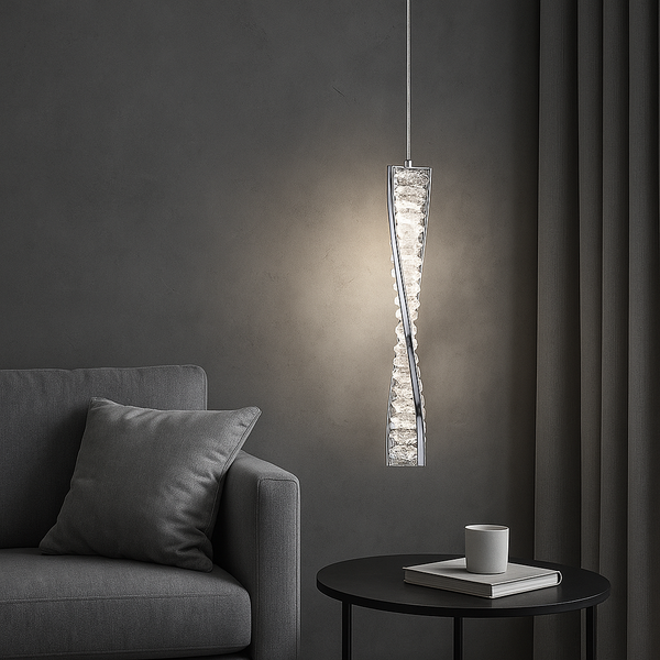 Підвісний світильник Crystal Diamond L-30cm / L-40cm Chrome 250653-100005212