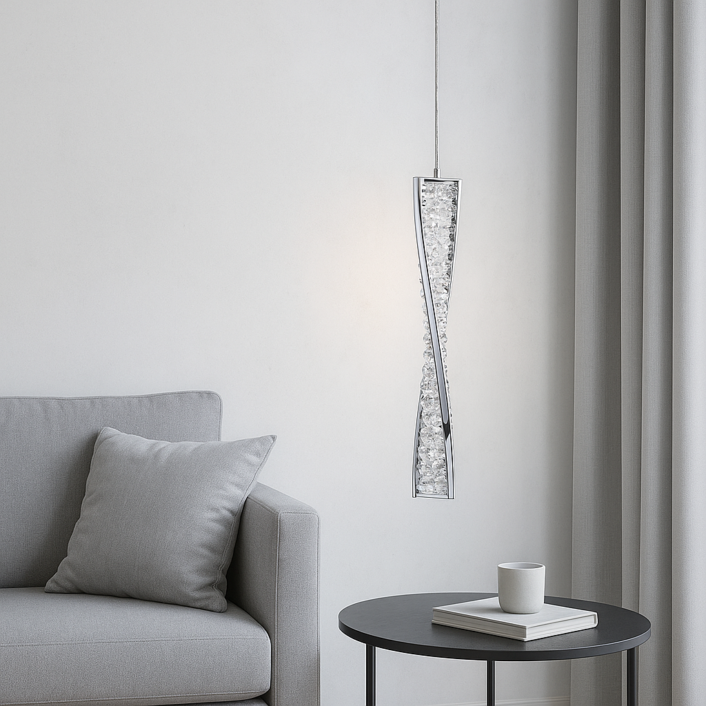 Підвісний світильник Crystal Diamond L-30cm / L-40cm Chrome 250653-100005212