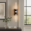 Настінний світильник чорний H-45 cm Led 8W 4000К Black Bubble Double Tube 251022-100006290