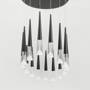 Каскадна чорна люстра D-44 cm / D-60 cm Led Black Cascade 251018-100006292