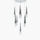Каскадна чорна люстра D-44 cm / D-60 cm Led Black Cascade 251018-100006292
