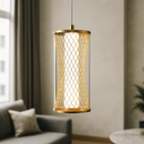 Підвісний світильник золотий H-21 cm D-10 cm Led Gold Lattice 251122-100006621