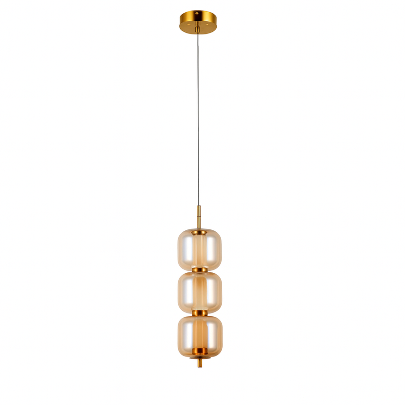 Підвісний світильник бурштиновий H-40 cm Led 5W Amber Colours 250931-100006050