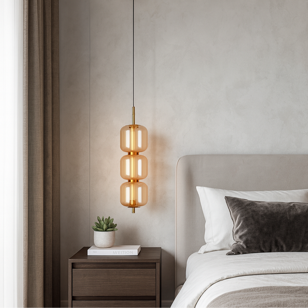 Підвісний світильник бурштиновий H-40 cm Led 5W Amber Colours 250931-100006050