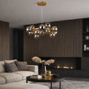 Люстра золота з графітовими плафонами D-60 cm G9x15 Gold + Graphit Modo Bubbles 260131-100007101