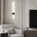 Настінний світильник L-45 cm / L-70 cm Led Black + White Pipe 250318-100004217