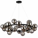 Люстра чорна з графітовими плафонами D-75 cm G9x25 Black Modo Bubbles 260131-100007102