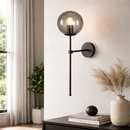 Настінний світильник чорний H-54 E27 Black+Graphit Bubbles 260131-100007107