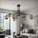 Люстра чорна L-130 cm Е27*9 Black Bubbles 260131-100007117