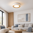 Стельова люстра біла D-48 cm Led 62W 3000K-6000K White Circle Relief 260918-100008857
