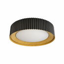 Стельові люстри чорні D-48 cm / D-62 cm Led 3000K-6000K Black Circle Relief 260918-100008858