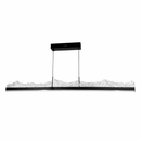 Підвісна люстра видовжена L-120 cm Led 24W 3000K-6000K Black Ice 260918-100008859