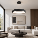 Підвісні люстри чорні D-50 cm / D-62 cm Led 3000K-6000K Black Circle 260918-100008862