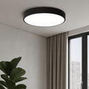 Стельовий світильник чорний з пультом D-30/40/50 cm Led + RGB Black Circle 251048-100006297