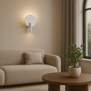 Настінний світильник білий Led 4000K D-15 cm White Bun Circle 250818-100005769