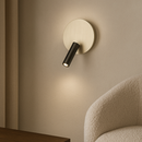 Настінний світильник сатиновий Led 4000K D-15 cm Nickel Bun Circle 250818-100005771