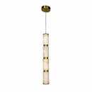 Підвісний світильник з мармуру H-50 cm Led 13W 4000K Gold+White Marble 260918-100008864