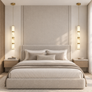 Підвісний світильник з мармуру H-50 cm Led 13W 4000K Gold+White Marble 260918-100008864