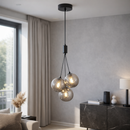 Підвісний світильник чорний G9*3 Black Bubbles 260131-100007128