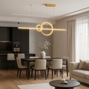 Підвісна люстра золота L-120 cm Led 35W 3000K Gold Luna 251002-100006308