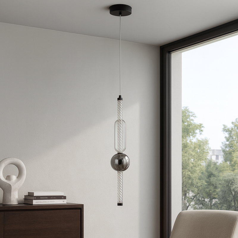 Підвісний світильник H-50 cm Led 7W 4000K Black+Smoke+Clear Colours 251031-100006318