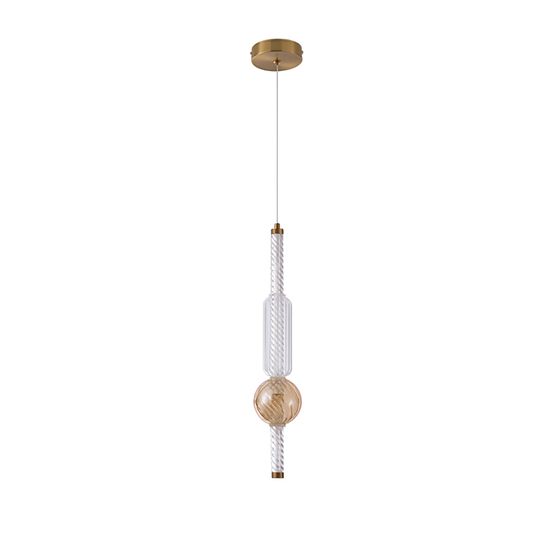 Підвісний світильник H-50 cm Led 7W 4000K Amber+Clear Colours 251031-100006320