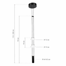 Підвісний світильник чорний Led 12W 4000K Black Flamingo 260418-100007778