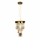 Підвісний світильник золотий D-26 cm E14 Gold Crystal 260418-100007779