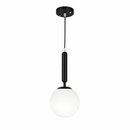 Підвісний світильник чорний D-14 cm E27 Black Bollo 260418-100007783