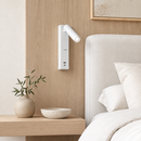 Бра з вимикачем на корпусі 3W 3000K USB-A + USB-C White Teco spot 260828-100008639
