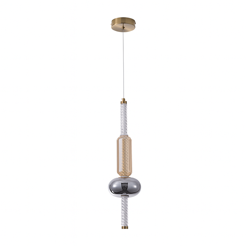 Підвісний світильник H-50 cm Led 7W 4000K Amber+Smoke+Clear Colours 251031-100006322