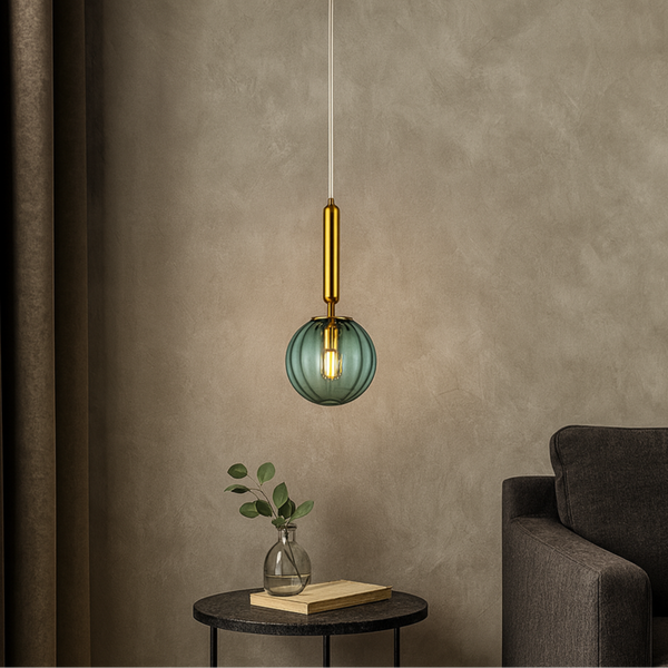 Підвісний світильник зелений D-15 cm E14 5W 4500K Green Ball 250931-100006074