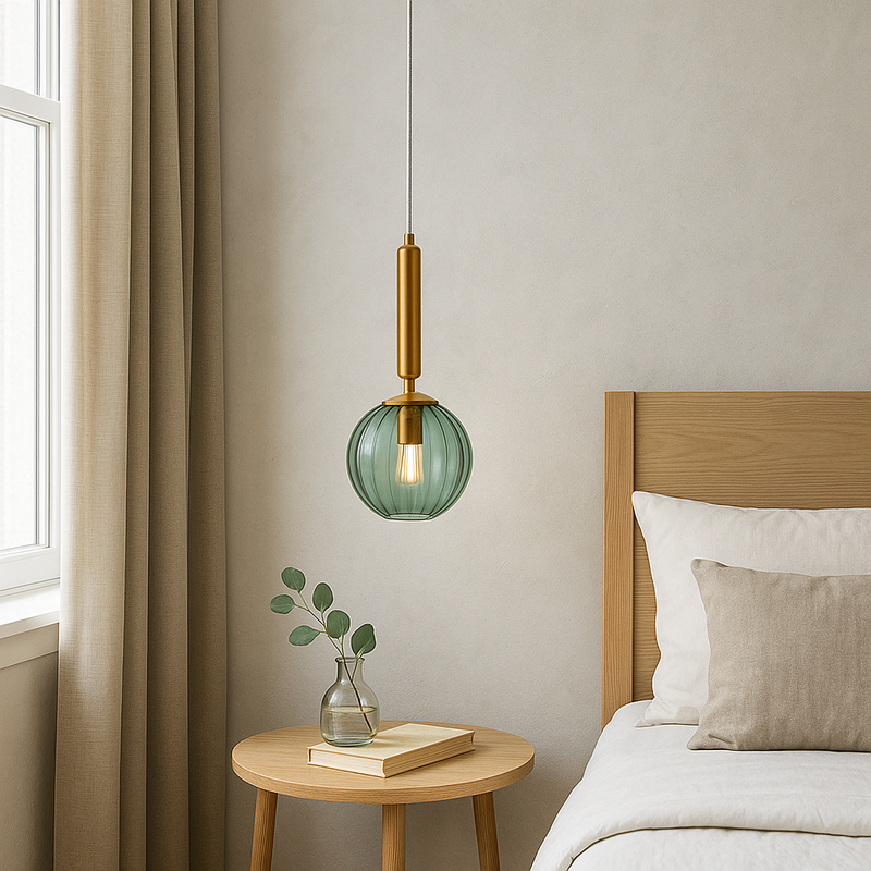 Підвісний світильник зелений D-15 cm E14 5W 4500K Green Ball 250931-100006074