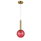 Підвісний світильник червоний D-15 cm E14 5W 4500K Red Ball 250931-100006075